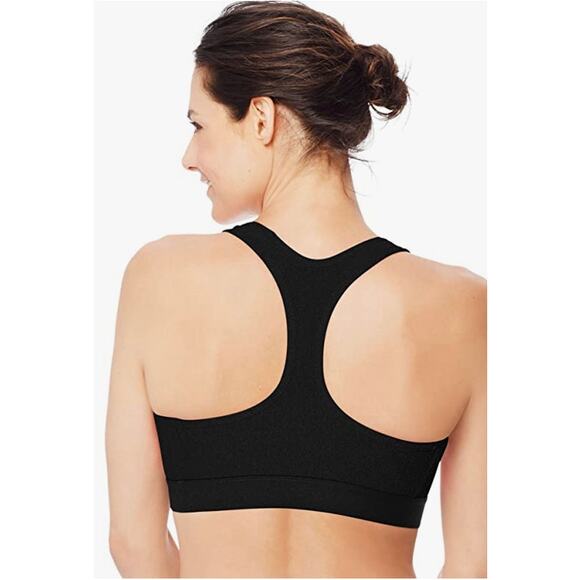 Hanes Racerback Sports Bra- Size M - Picture 2 of 4